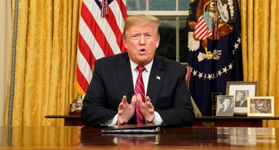 Trump unleashes angry White House rant on Pelosi -- and claims she is 'dominating' Schumer