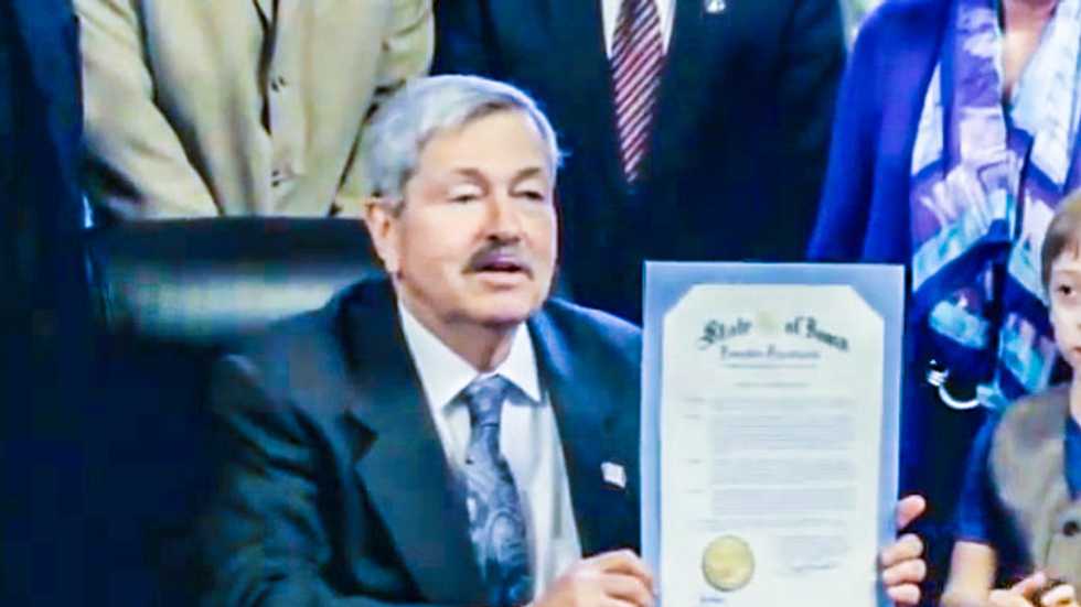 Iowa governor taken to hospital after suffering from 'seasonal illness'