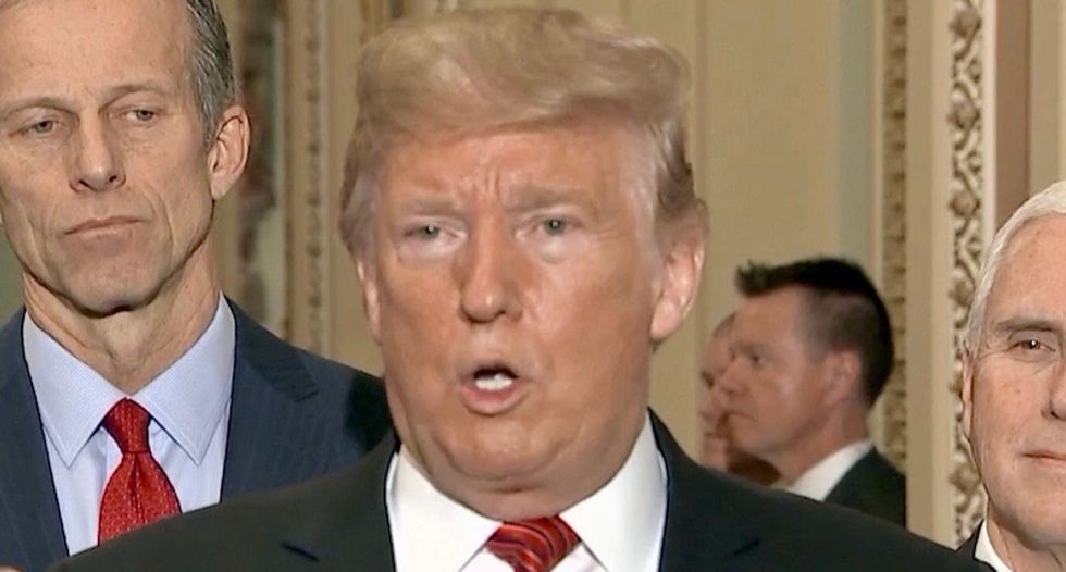 Trump told GOP senators he's 'winning' on wall and is 'determined not to budge': CNN's Dana Bash