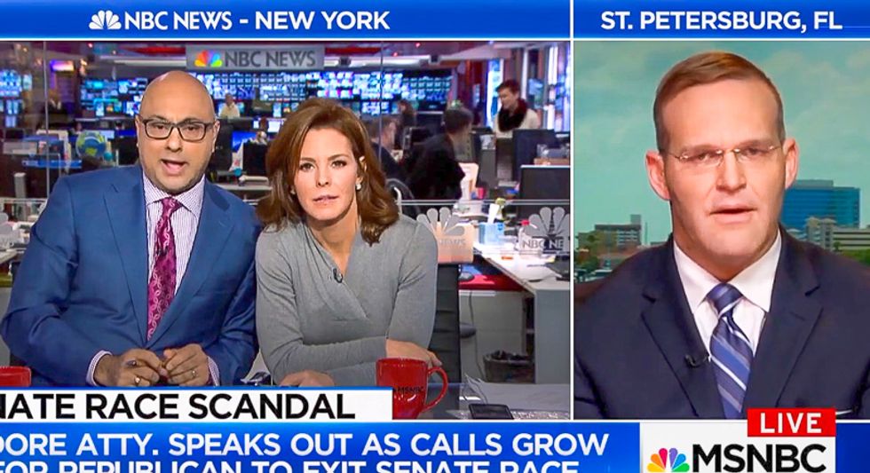 MSNBC segment goes off the rails when Roy Moore attorney suggests Canadian Muslim host would date 14-year-old