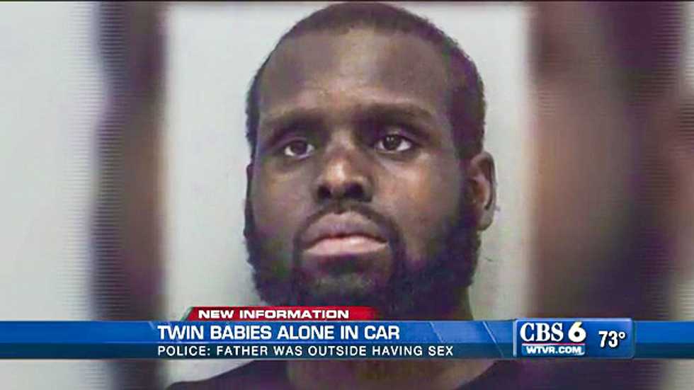 Virginia dad leaves twin baby girls in hot car, police find him having sex 30 feet away