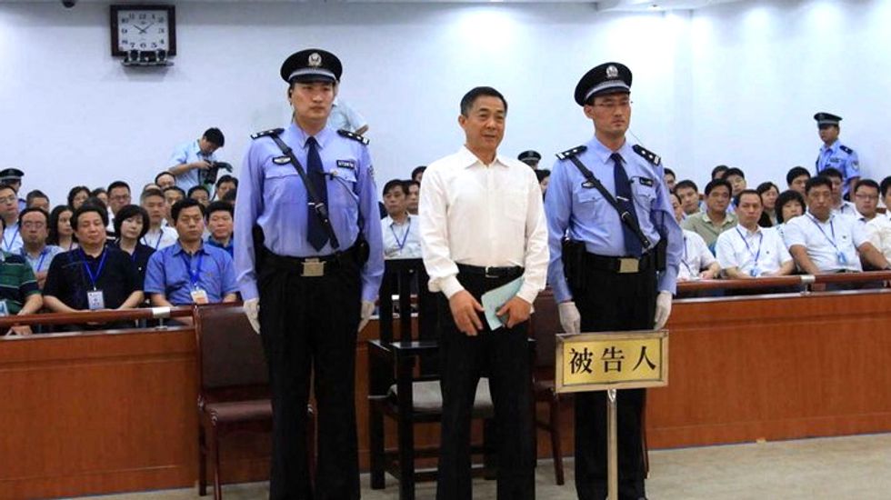 Chinese court sentences 'guilty' politician Bo Xilai to life in prison following corruption trial