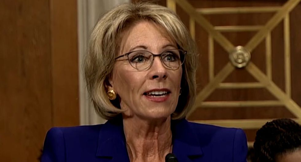 Betsy DeVos attends White House Bible study group but isn't allowed to teach because she's a woman