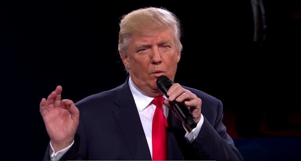 Trump's debate strategy is trying to pretend he is a 'tough guy': report