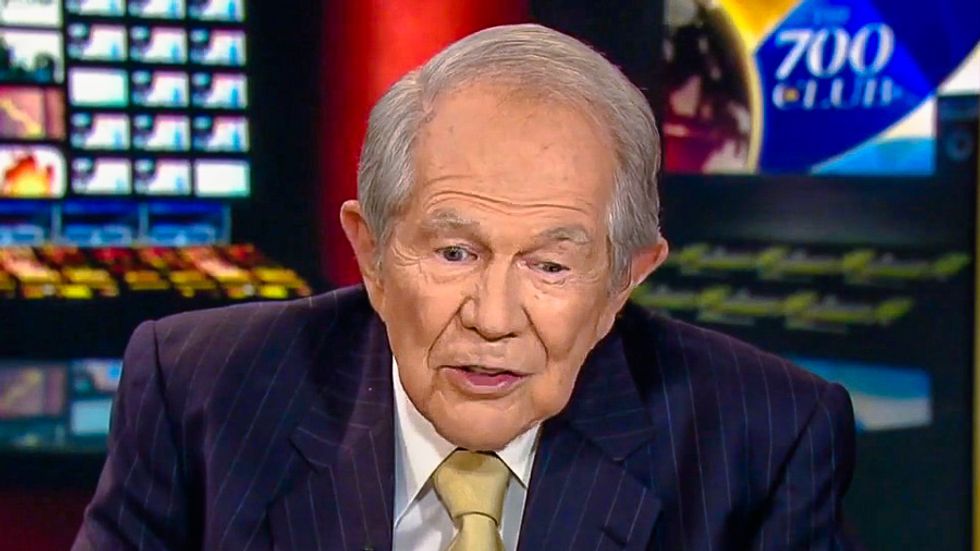 Pat Robertson: It's 'macho' for Trump to grab women 'by the p*ssy' without permission