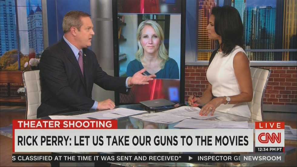 CNN guest explains how to 'appropriately' fire back during a theater shooting