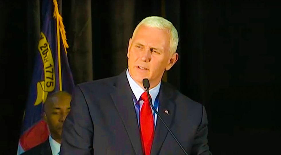 WATCH: Mike Pence uses Jesus as a human shield to protect Trump