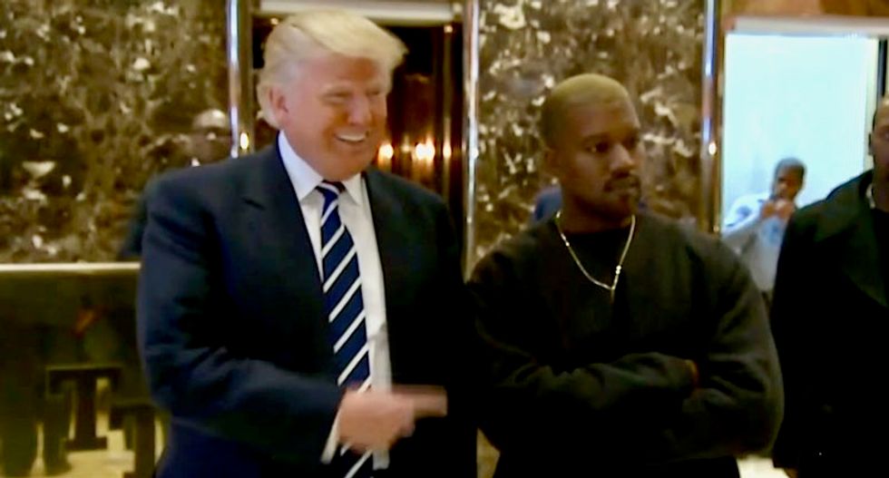 Kanye West says Trump wants 'black people to like him like they did when he was cool in the rap songs'