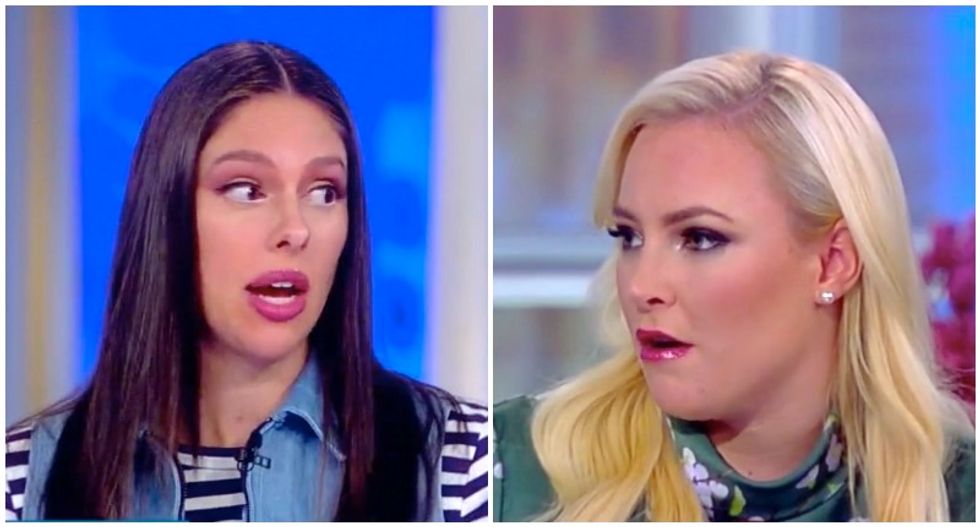 The View's Meghan McCain and Abby Huntsman agree Trump is probably too dumb to be a Russian spy