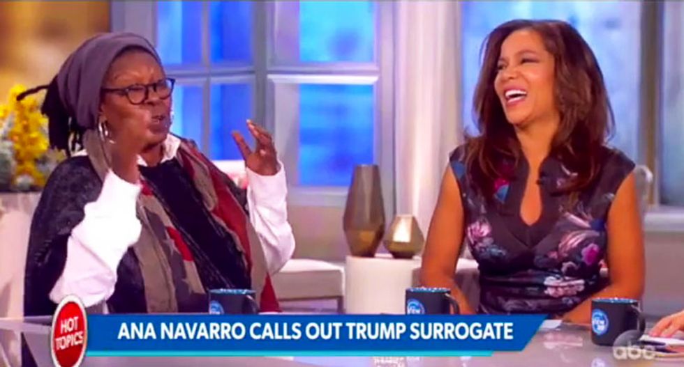 WATCH: The View dissolves into laughter at Scottie Nell Hughes getting destroyed by Ana Navarro
