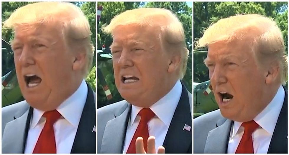 Trump just had a white-hot meltdown in front of reporters -- here are the 5 craziest moments