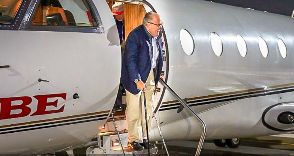 Rudy Giuliani turns up in Ukraine with pro-Russia official linked to Paul Manafort's clients