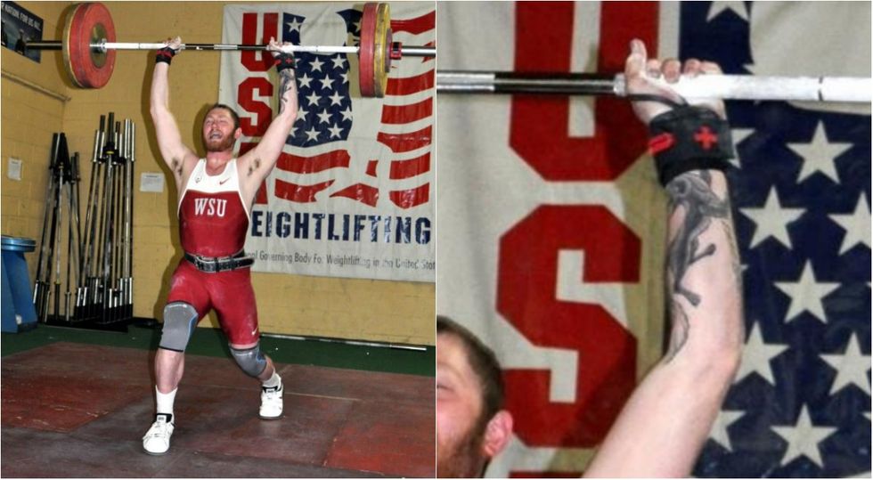 Personal trainer fired for marching with racists in Charlottesville after his arm tattoo gives him away