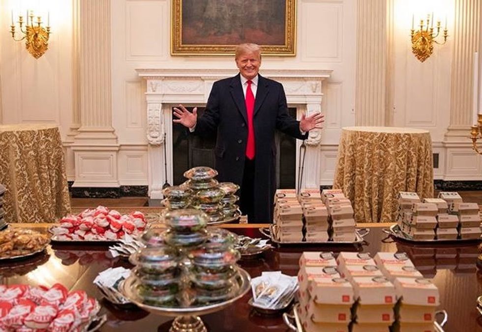 Burger King mocks Trump for misspelling 'hamburgers' in incoherent early-morning tweet