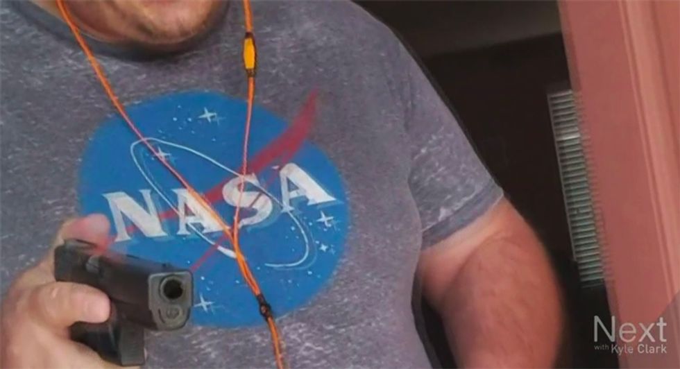 WATCH: Denver deputy pulls gun on debt collector trying to deliver $150 overdue bill