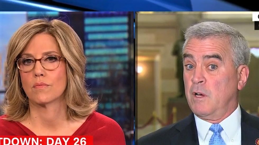 GOP lawmaker crumbles after CNN's Camerota calls BS on his border wall claims