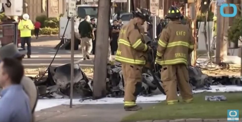 Connecticut plane crash appears deliberate, US officials say