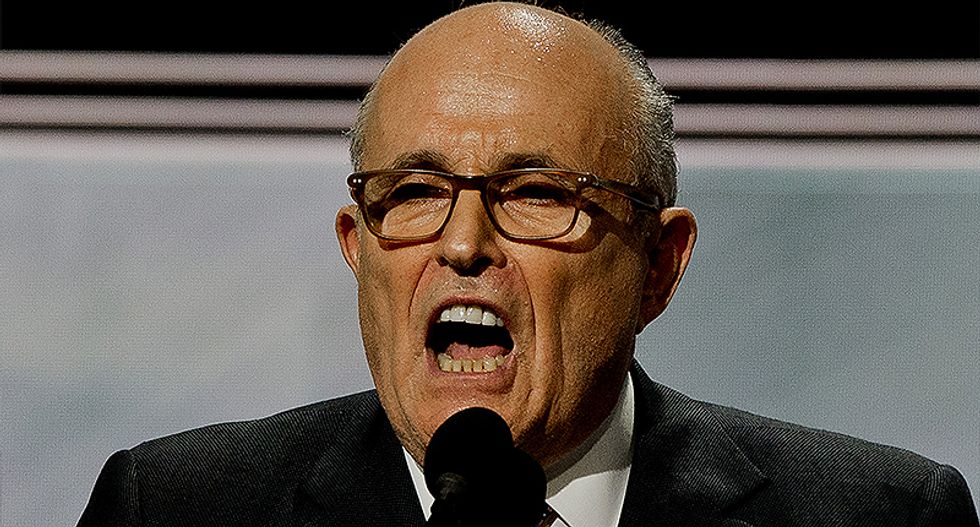 The internet buries Giuliani in ridicule for 'our client is INNOCENT' celebration: 'Sure, Rudy...'