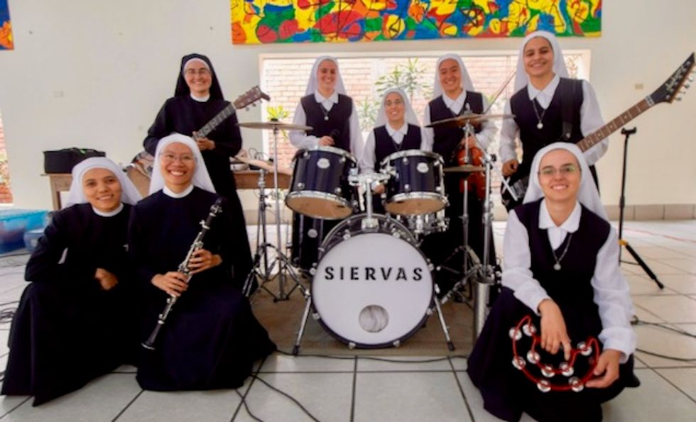 'It was God's plan that we come together': Rock and roll nuns to perform for pope in Panama