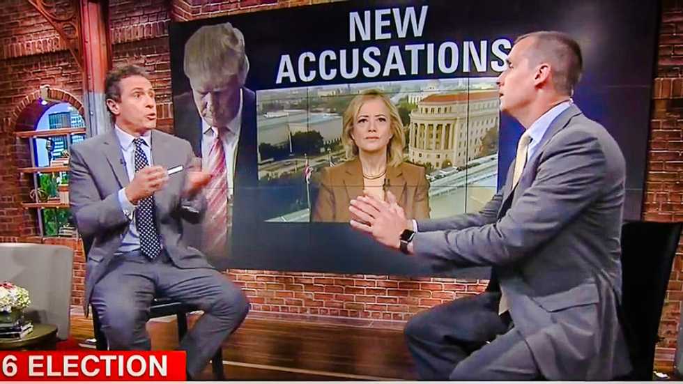 'How is that not hypocrisy?' Chris Cuomo reams Corey Lewandowski for hyping Bill Clinton's accusers
