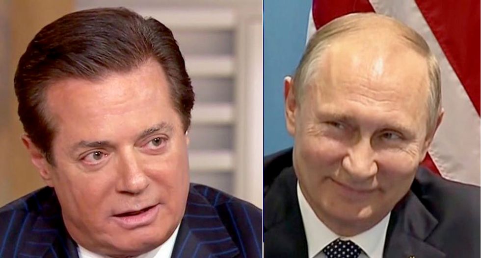Here is why Manafort handing Trump's internal polling data to the Russians 'makes the case' for collusion: Clinton official