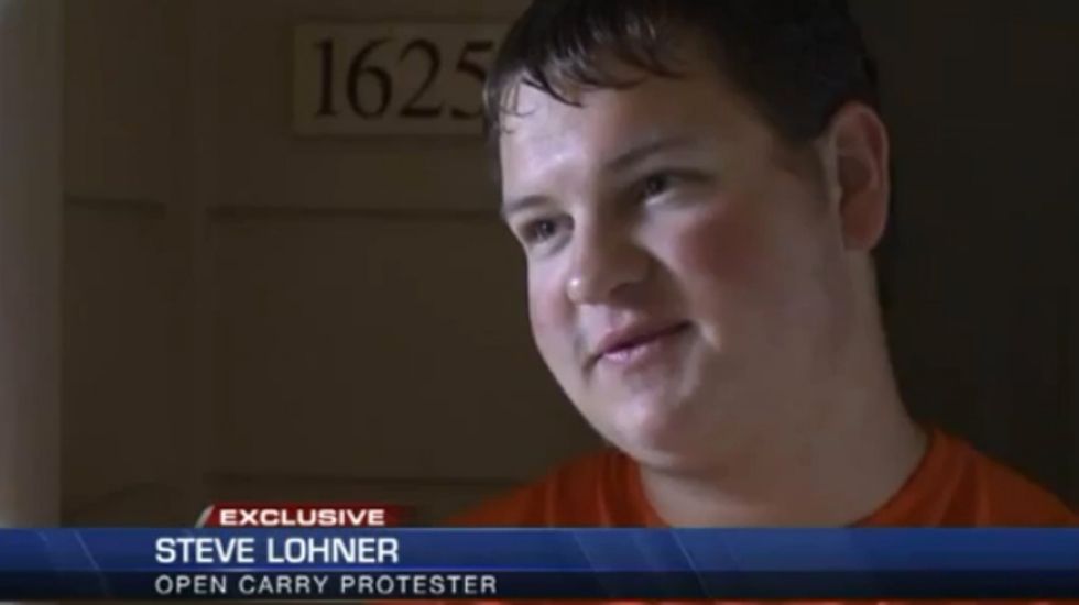 Teen totes shotgun through town still shaken by mass murder to support 2nd Amendment