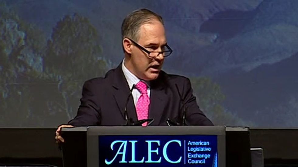 Senate panel questions Trump's EPA pick over energy ties