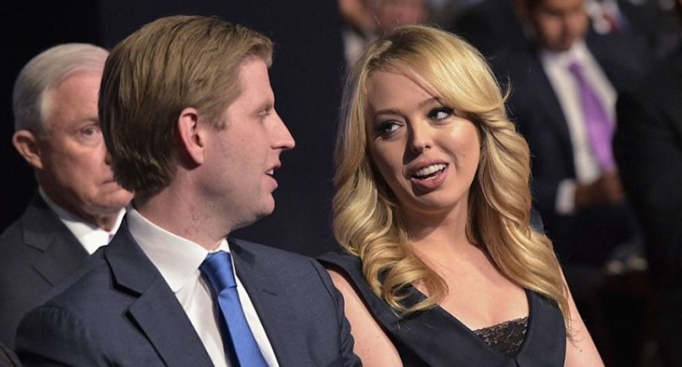 Tiffany Trump's security detail answers question for her in law school class -- according to her fellow students