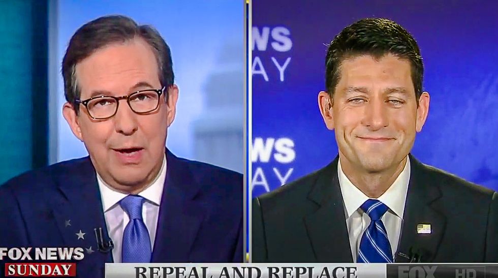 'This isn't freedom': Chris Wallace grills Paul Ryan for plan to crush seniors with health care costs
