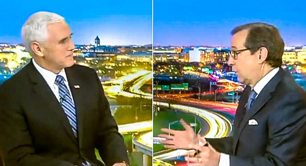 Chris Wallace roundhouses Mike Pence for blaming Democrats for shutdown: 'You could open the government tomorrow'