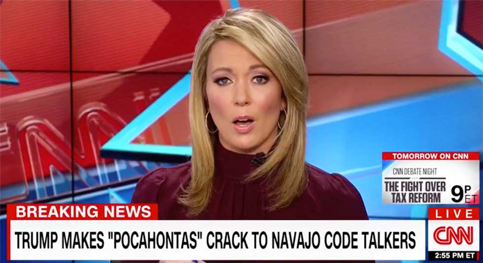 'That is just so not okay': CNN's Baldwin flabbergasted by Trump's 'Pocahontas' slur