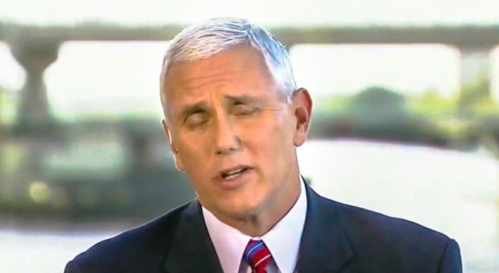 Mike Pence grew 'visibly red-faced' watching black pastor denounce Trump's 'sh*thole' comments on Sunday: report