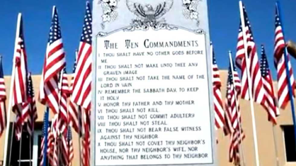 US court allows Fargo 10 Commandments monument while secular displays banned