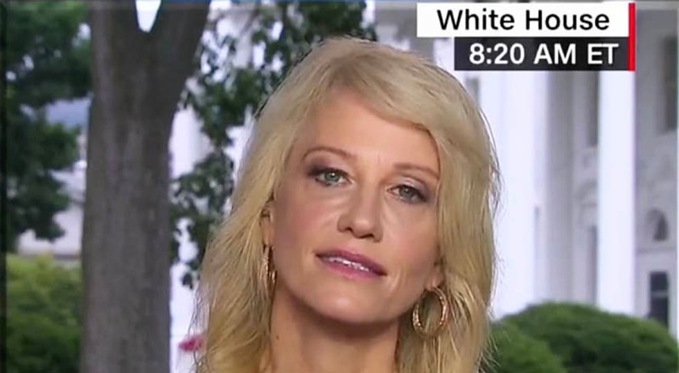 WATCH: Kellyanne Conway admits to CNN that Comey tapes may exist — but Trump doesn’t have them