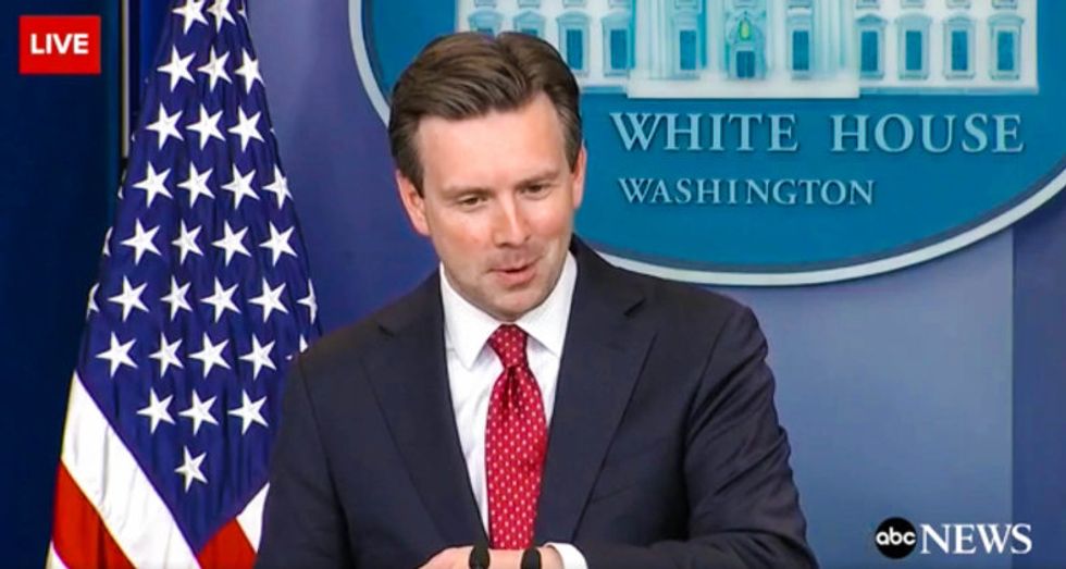 WATCH: White House press secretary mocks 'snorting' Trump for proposing pre-debate drug test