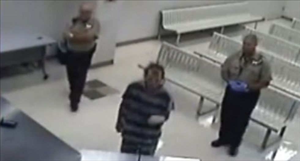 Arizona man allegedly severs his own hand, beheads wife and dogs to 'get the evil out'