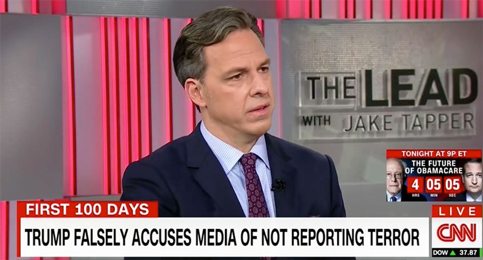 'What a president says is more important than a candidate’: Jake Tapper goes off on Trump for lying