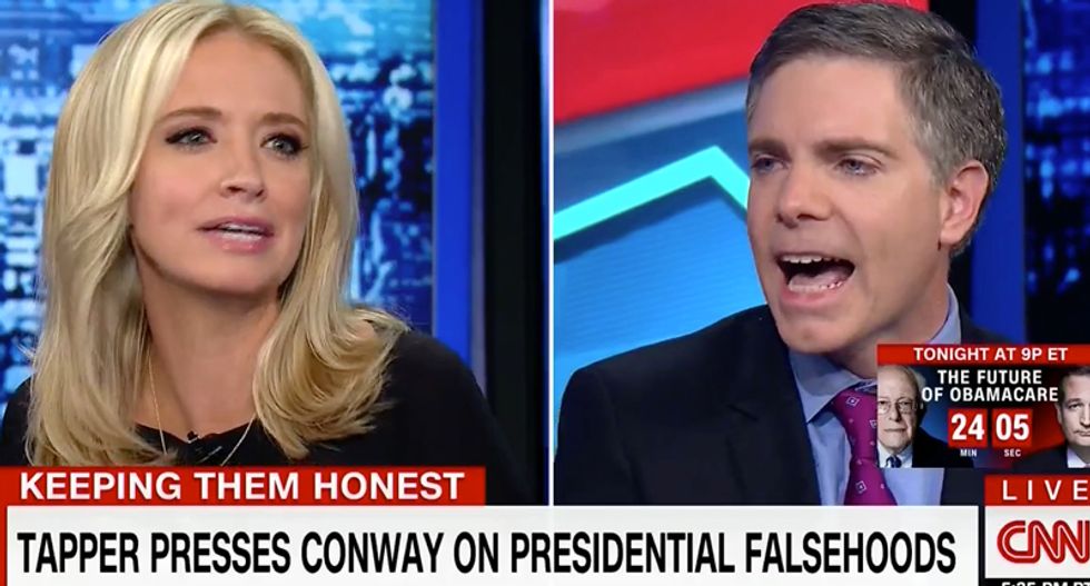 Watch: Kayleigh McEnany gets into shouting match with CNN conservative after he calls Conway 'laughable'