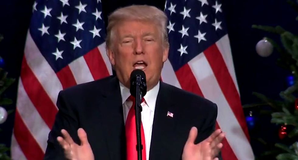 WATCH: Trump mocks Asian allies of the United States as his tax reform speech goes off script