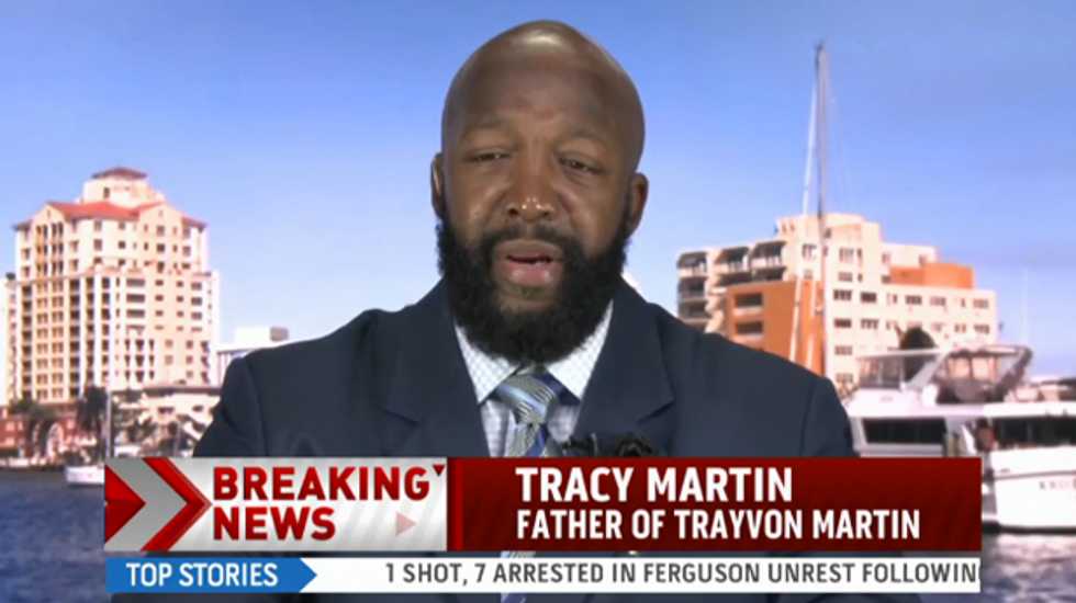 Trayvon Martin's father discusses character 'assassination' of Michael Brown