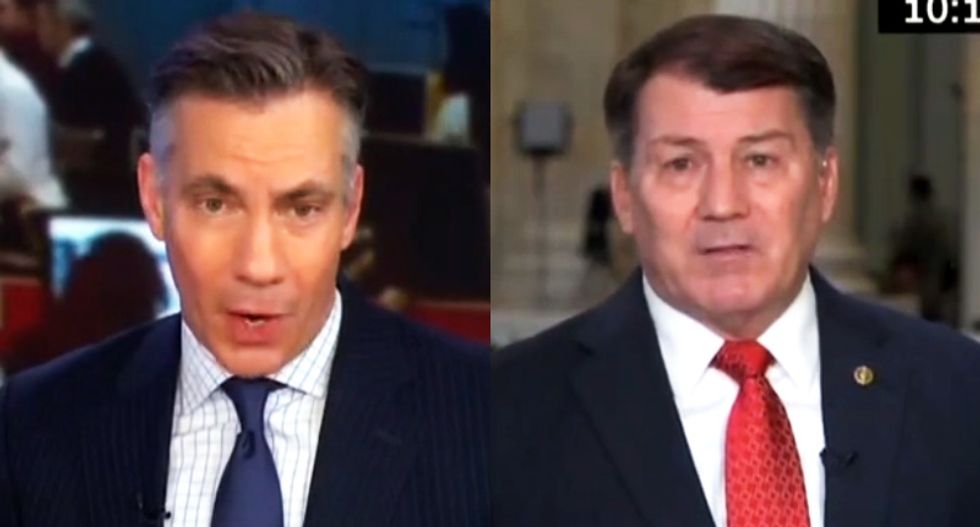 GOP senator faceplants trying to explain his vote to lift sanctions on Russian oligarch linked to election meddling