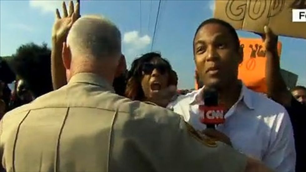 CNN's Don Lemon pushed around by St. Louis cops: 'Now you see why people are so upset'