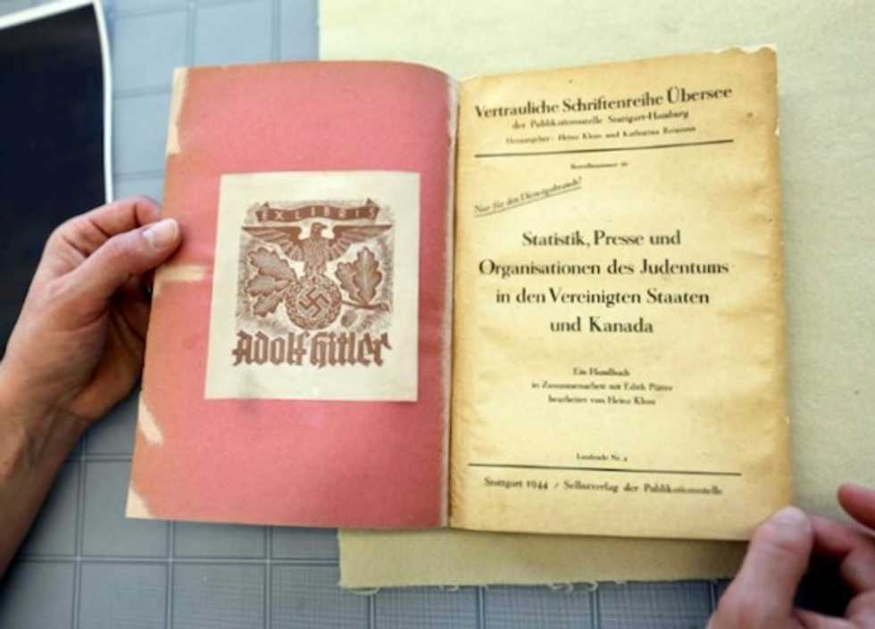 Canada acquires rare book about North America's Jewish communities previously owned by Adolf Hitler