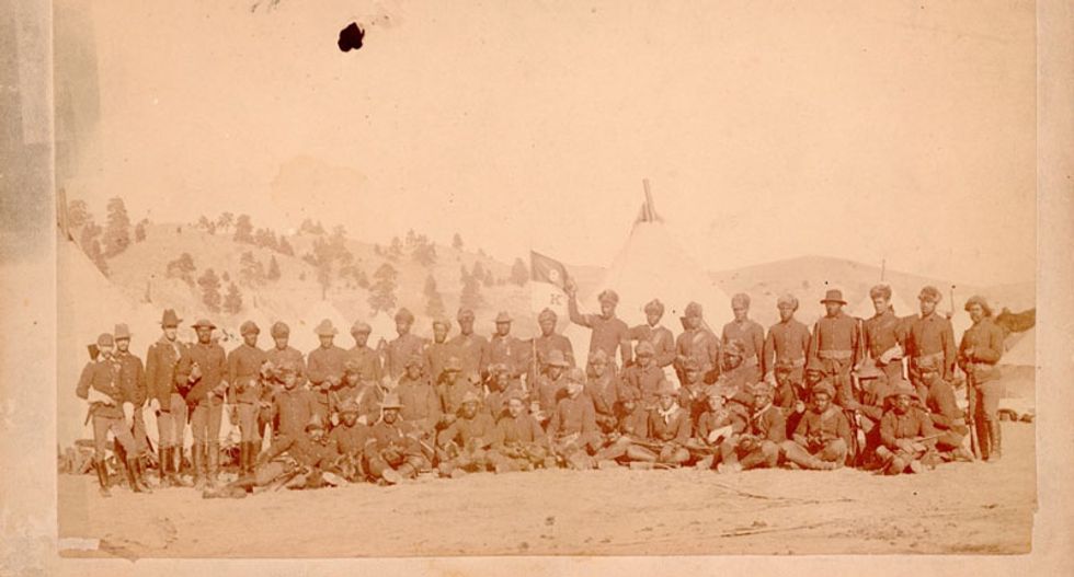 All we had of this black hero soldier was a picture -- then something else turned up