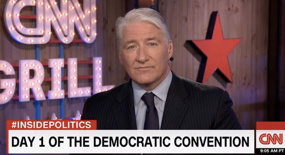 CNN's John King caught joking about 'Irish lives matter' on open mic during speech on immigrants