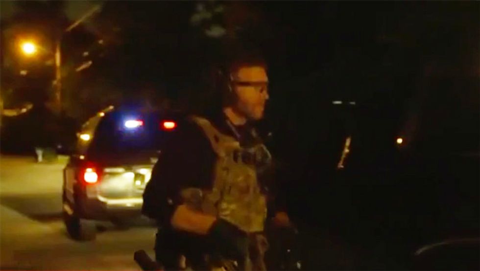 'FBI, open the door!': Watch dramatic video of FBI early morning arrest of Trump associate Roger Stone in Florida