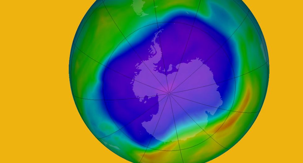 Ozone hole remains size of North America, NASA data shows