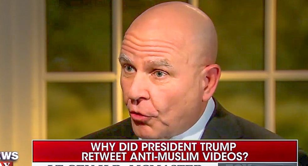 National Security Advisor McMaster: Trump tweeted fake anti-Muslim videos to 'break the cycle of ignorance'