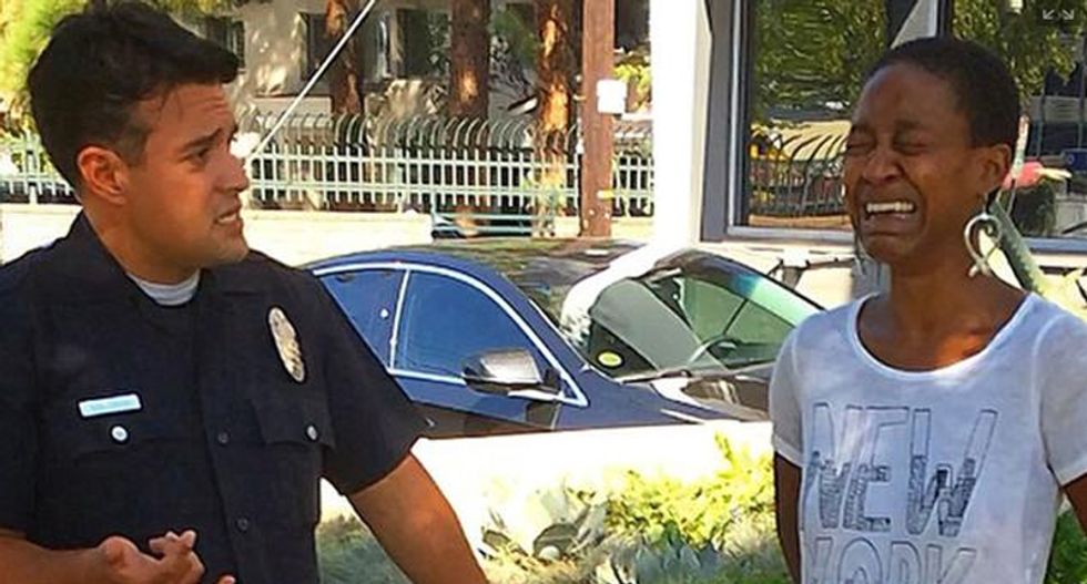 Black actress who falsely accused LA cop of racism ordered to rewrite letter of apology