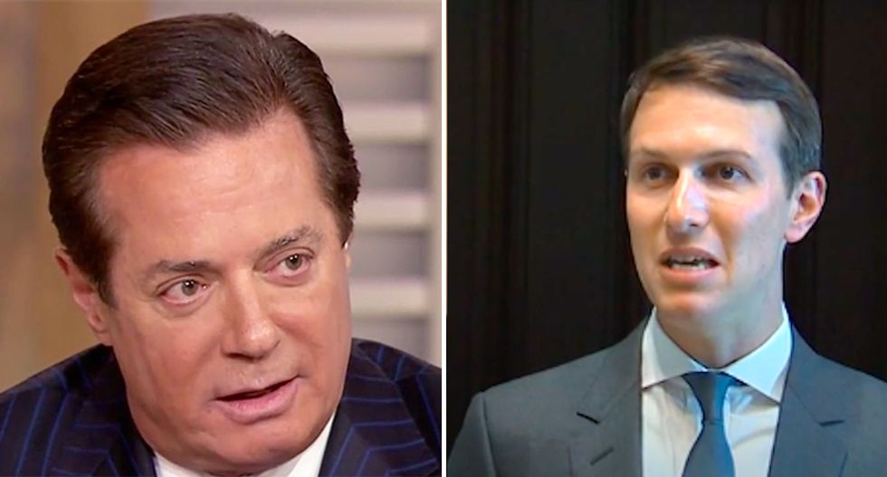 Paul Manafort begged Jared Kushner not to fire him from campaign over secret Ukraine millions: report